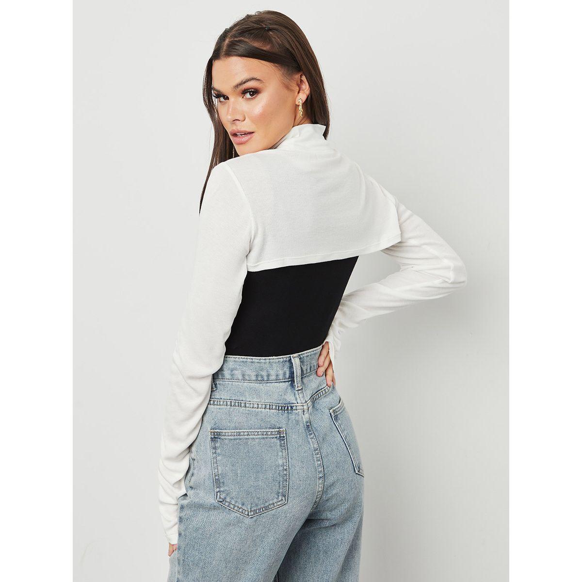 Styli Rib Long Sleeves Extreme Crop Top-women-clothing-shirtsandblouses-blouses-image-8