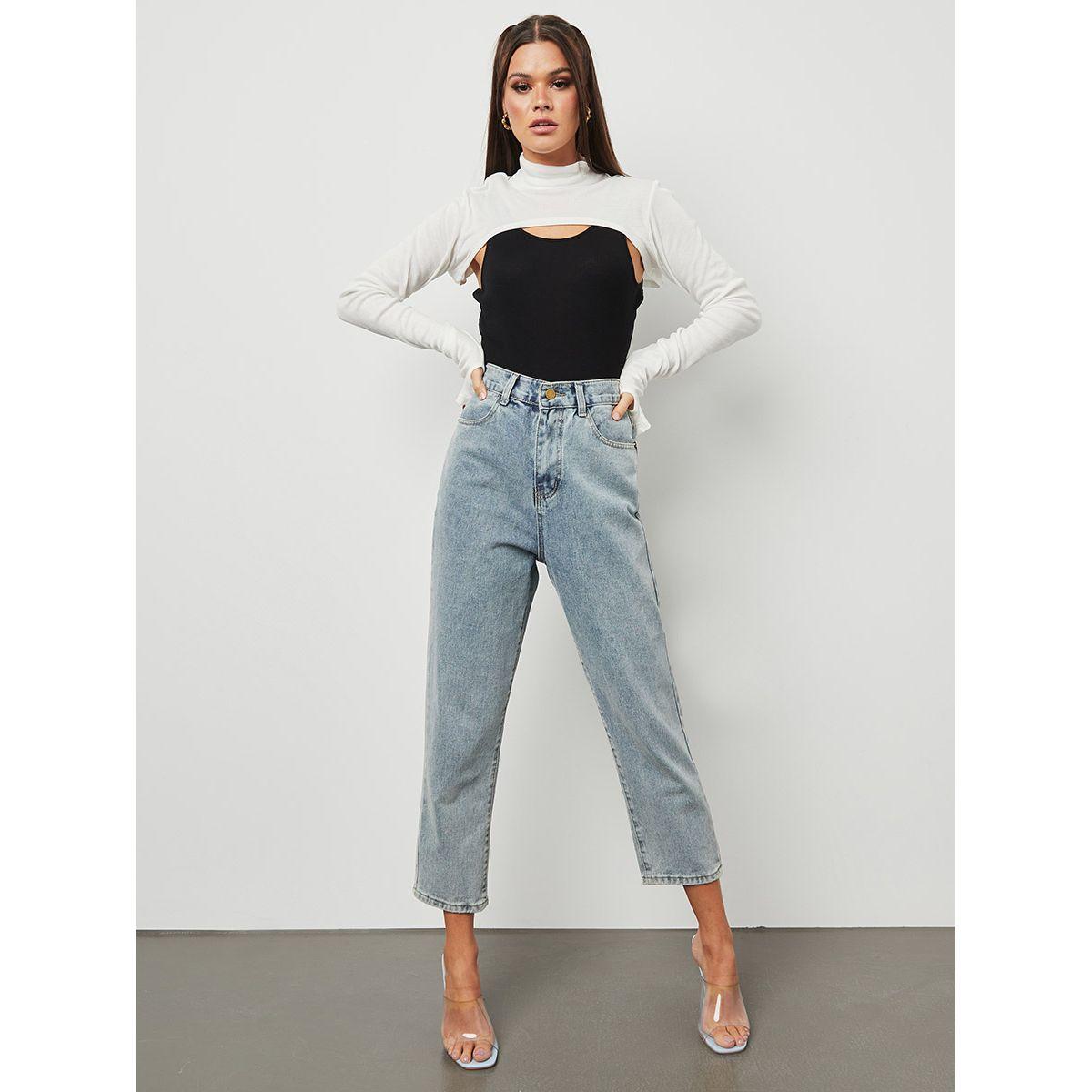 Styli Rib Long Sleeves Extreme Crop Top-women-clothing-shirtsandblouses-blouses-image-9