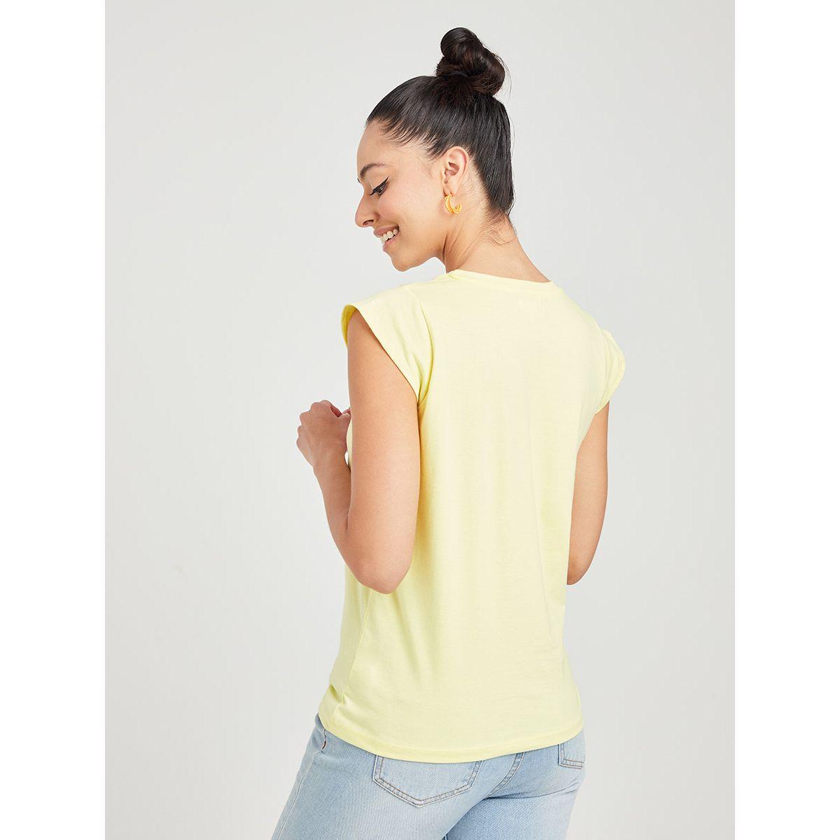 تيشيرت مطبع بزهور-women-clothing-tshirts-image-4