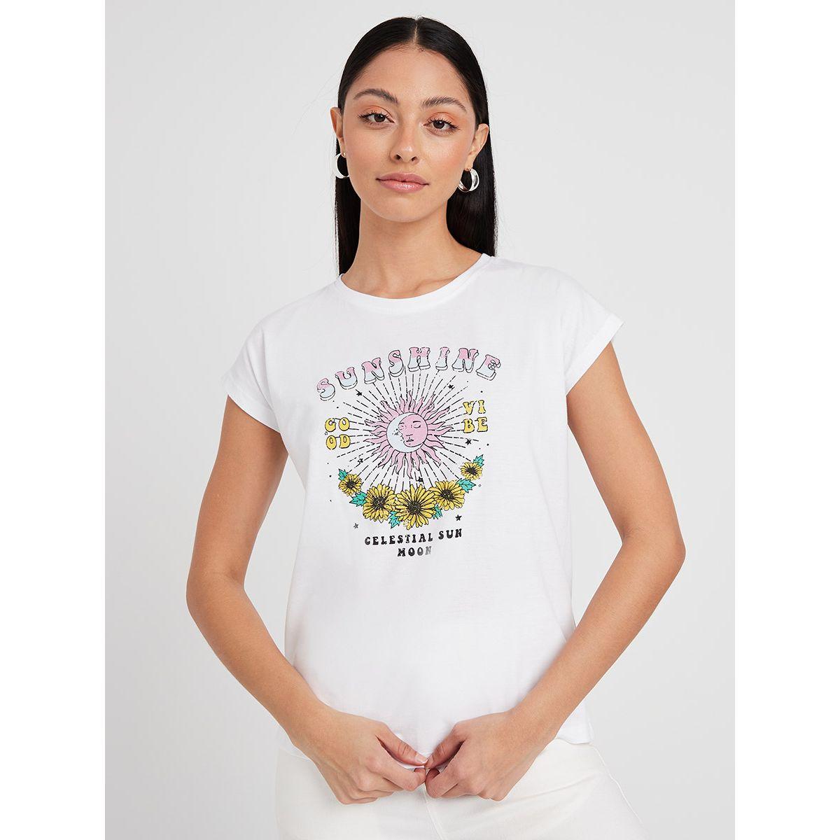 تيشيرت مطبوع باكمام قصيرة-women-clothing-tshirts-image-3
