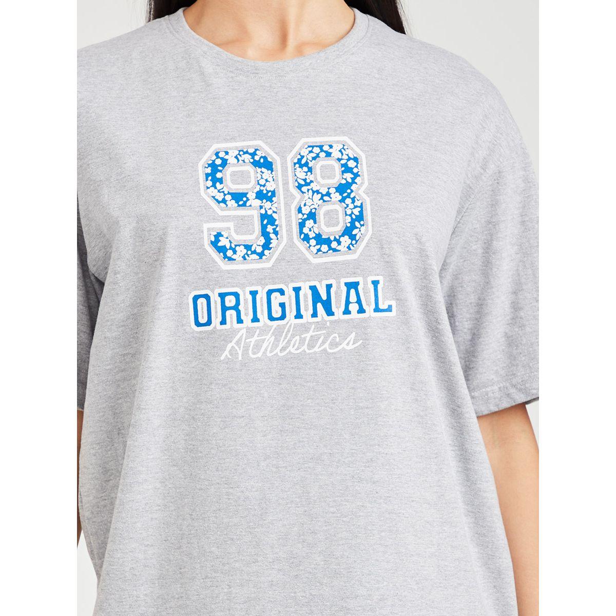 Styli Short Sleeves Oversized 99 Original Print T-shirt-women-clothing-tshirts-image-3