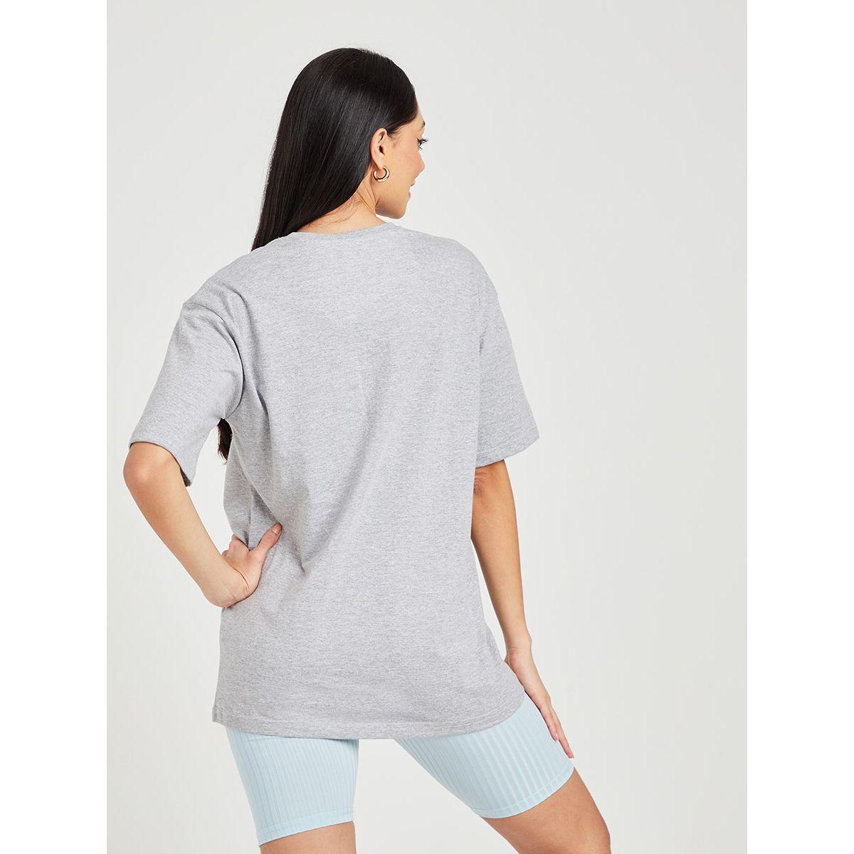 Styli Short Sleeves Oversized 99 Original Print T-shirt-women-clothing-tshirts-image-4