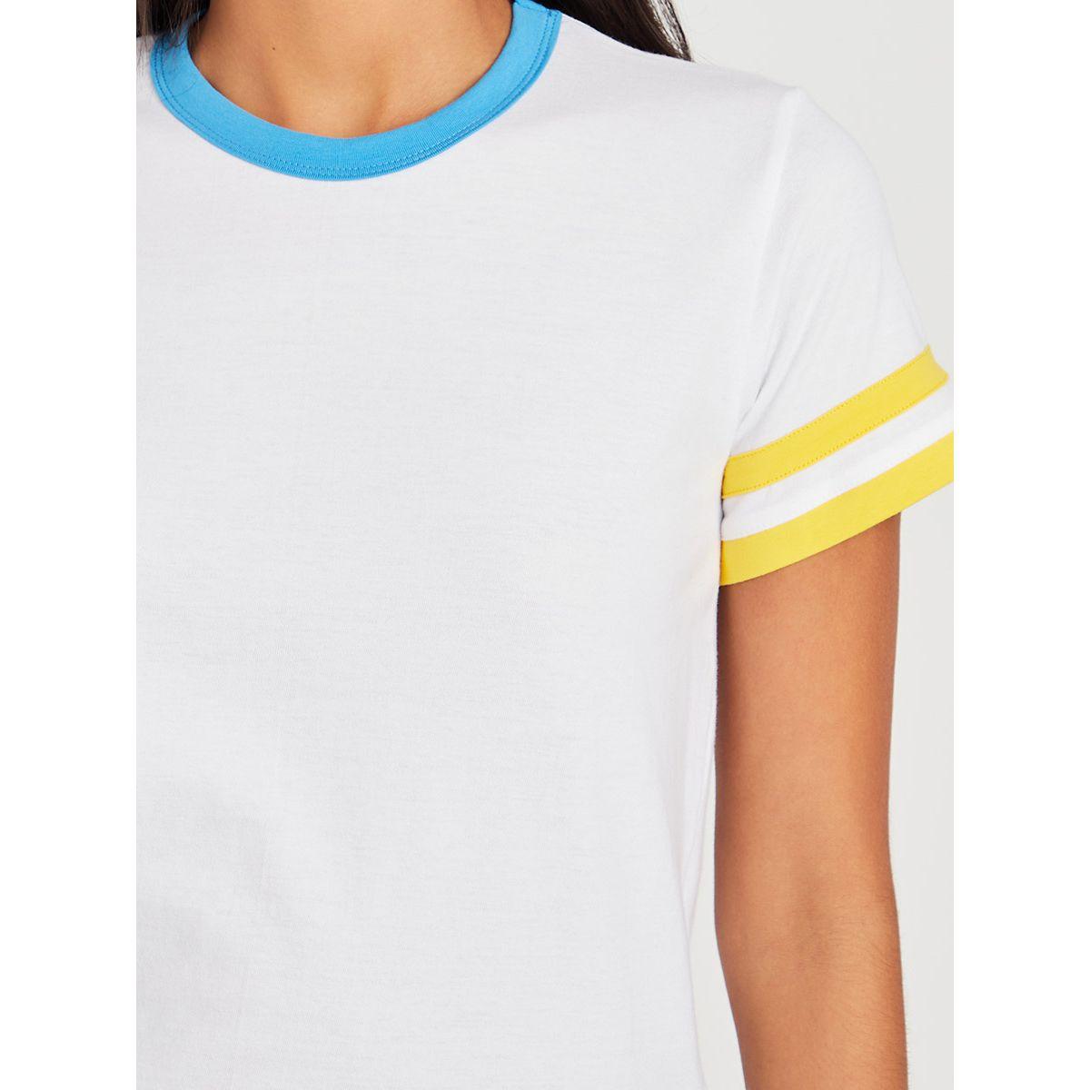 تيشيرت بقصة عادية واكمام قصيرة-women-clothing-tshirts-image-3