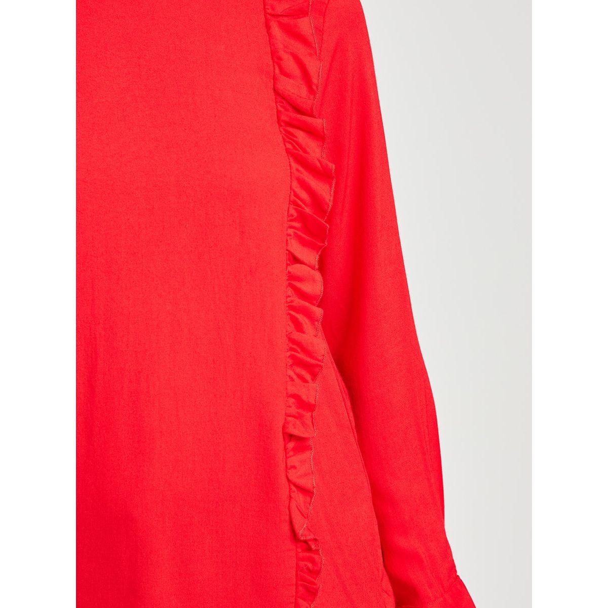 Styli Long Sleeves Button Up Back Regular Length Blouse with Ruffle Detail-women-clothing-shirtsandblouses-blouses-image-4