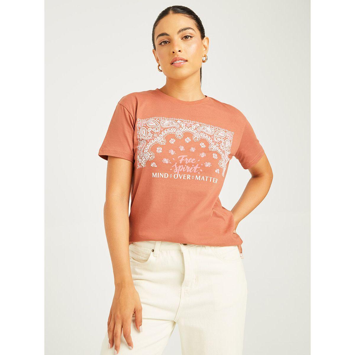 تيشيرت باكمام قصيرة من ريد تايب-women-clothing-tshirts-image-1