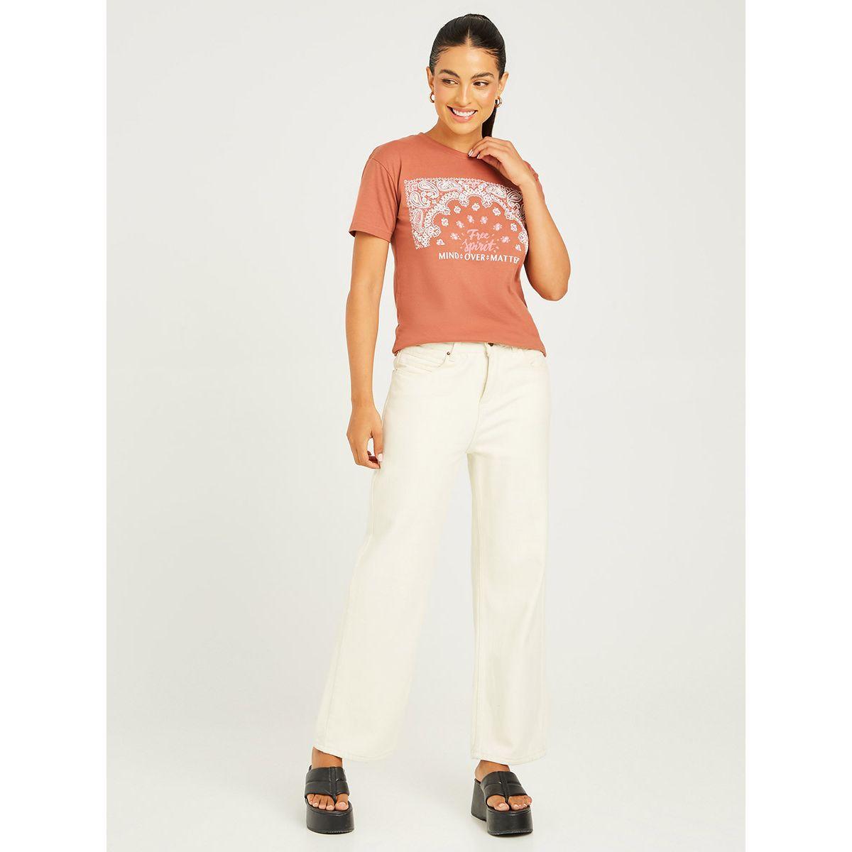 تيشيرت باكمام قصيرة من ريد تايب-women-clothing-tshirts-image-2
