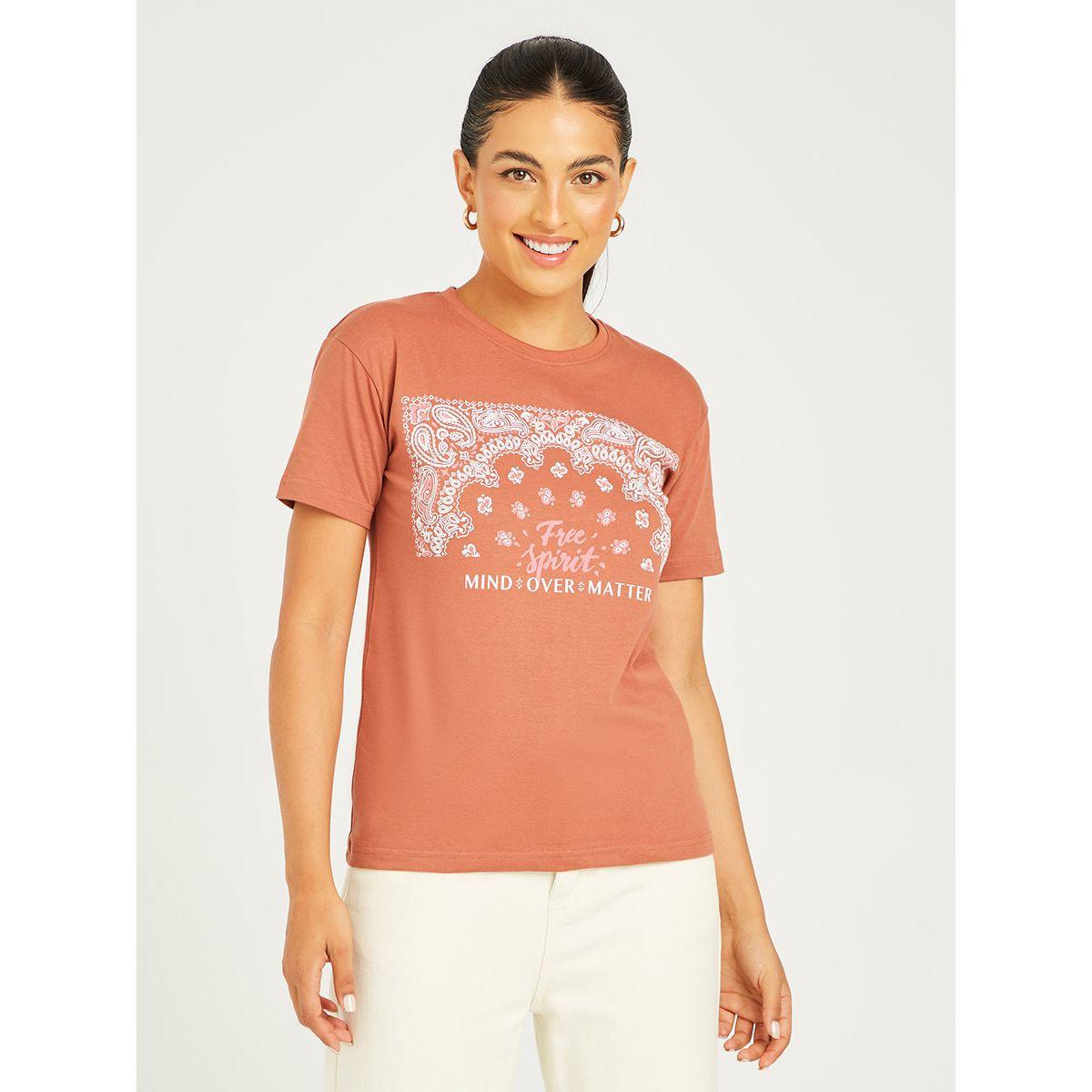 تيشيرت باكمام قصيرة من ريد تايب-women-clothing-tshirts-image-3