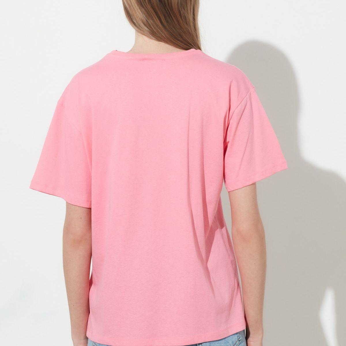 Trendyol Drop Shoulder Normal People Slogan Print Regular T-shirt-women-clothing-tshirts-image-5