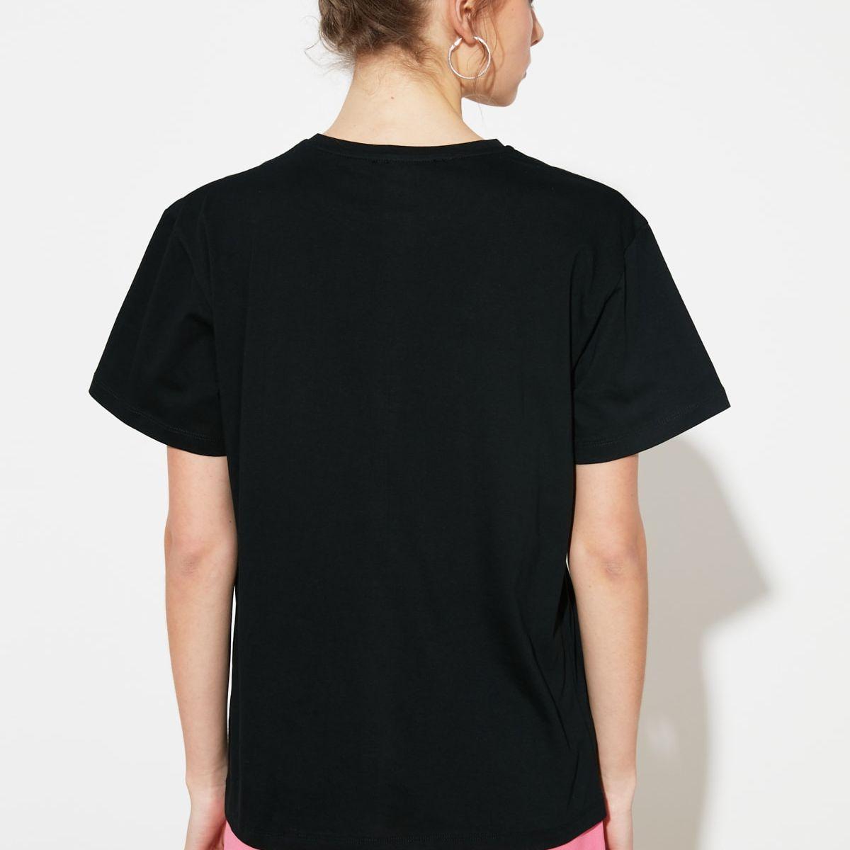 Trendyol Short Sleeves Libra Zodiac Print Knit Regular T-shirt-women-clothing-tshirts-image-5