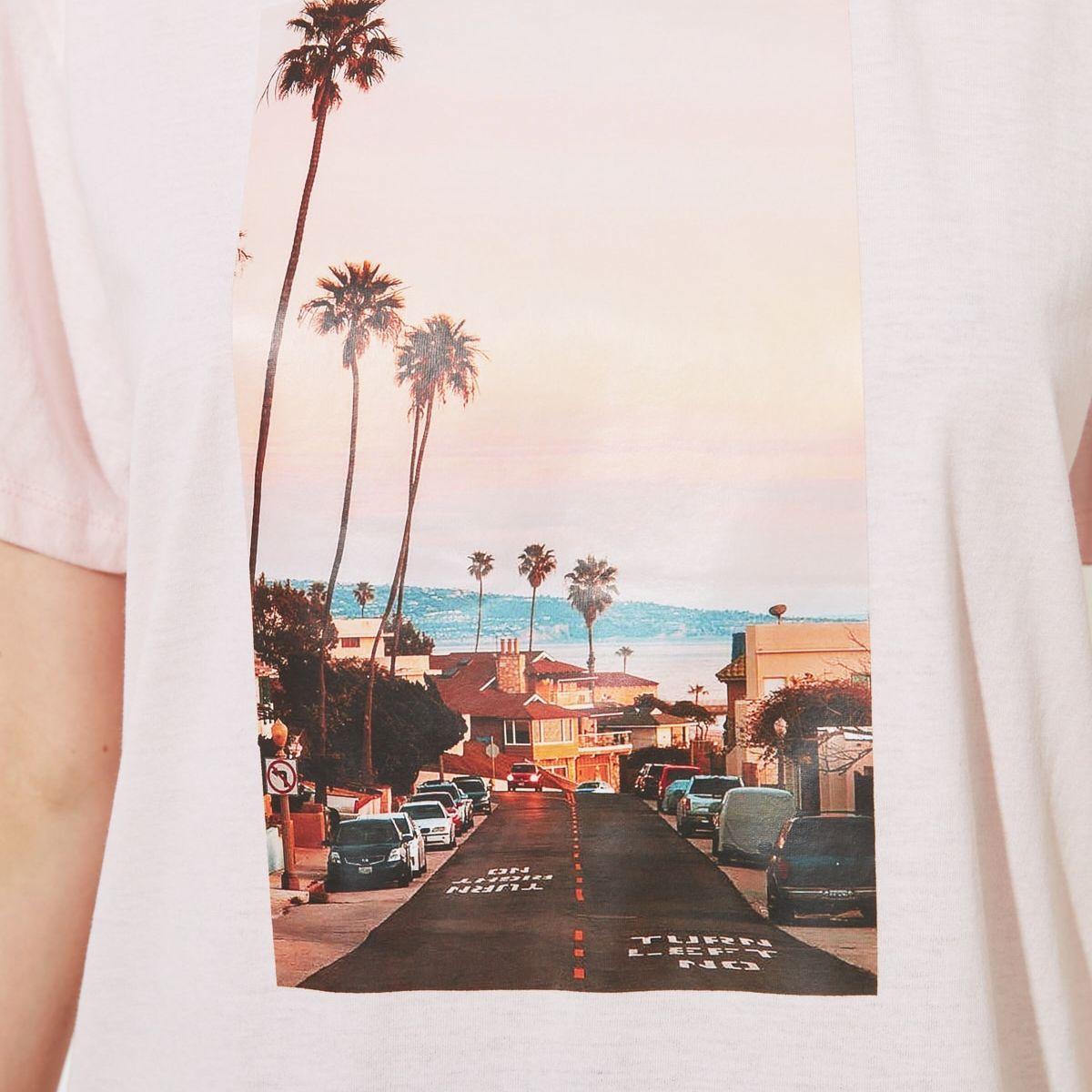 Trendyol Short Sleeves Graphic Print Knitted Regular T-shirt-women-clothing-tshirts-image-4