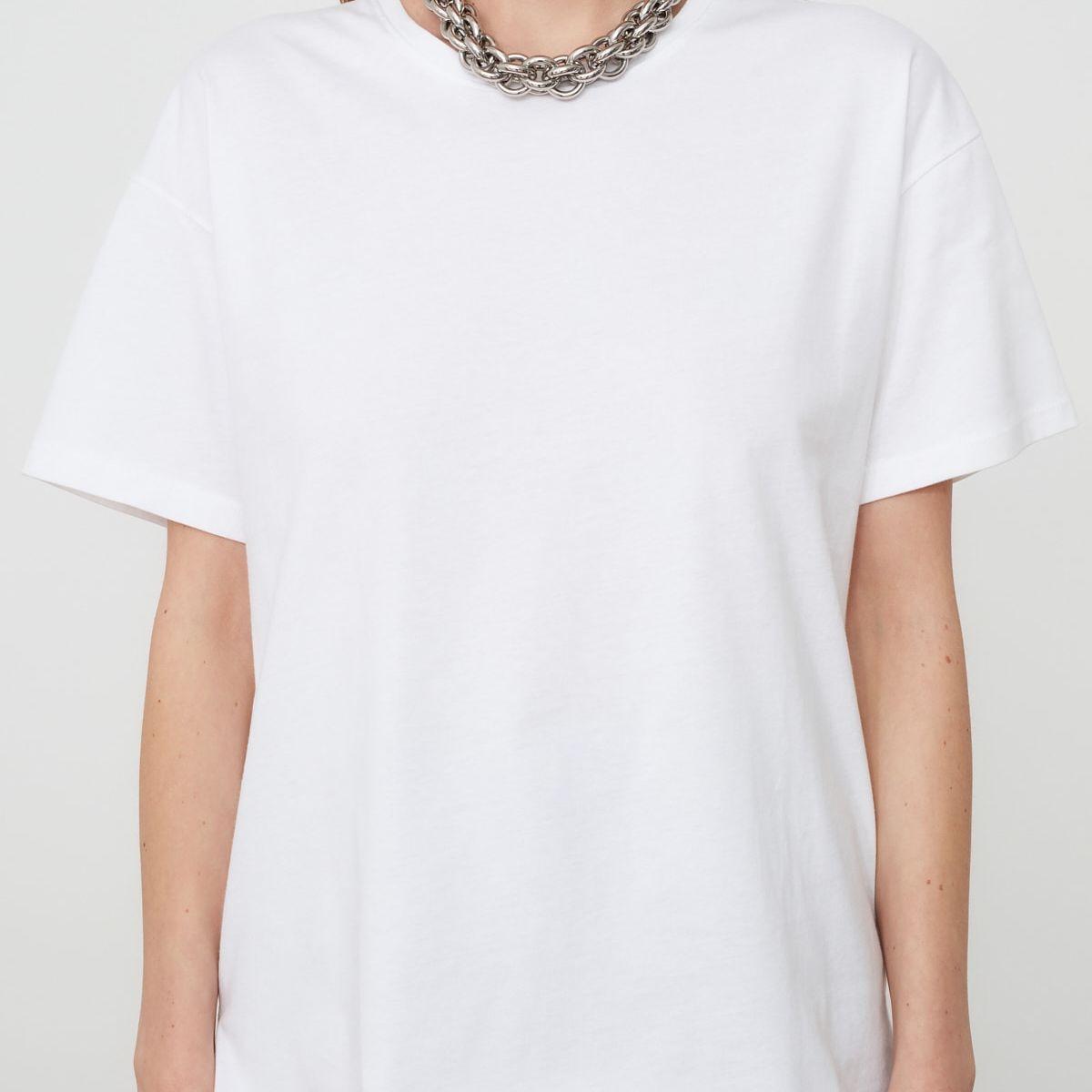 Trendyol Drop Hem Artificial Intelligence Slogan Print Regular T-shirt-women-clothing-tshirts-image-4