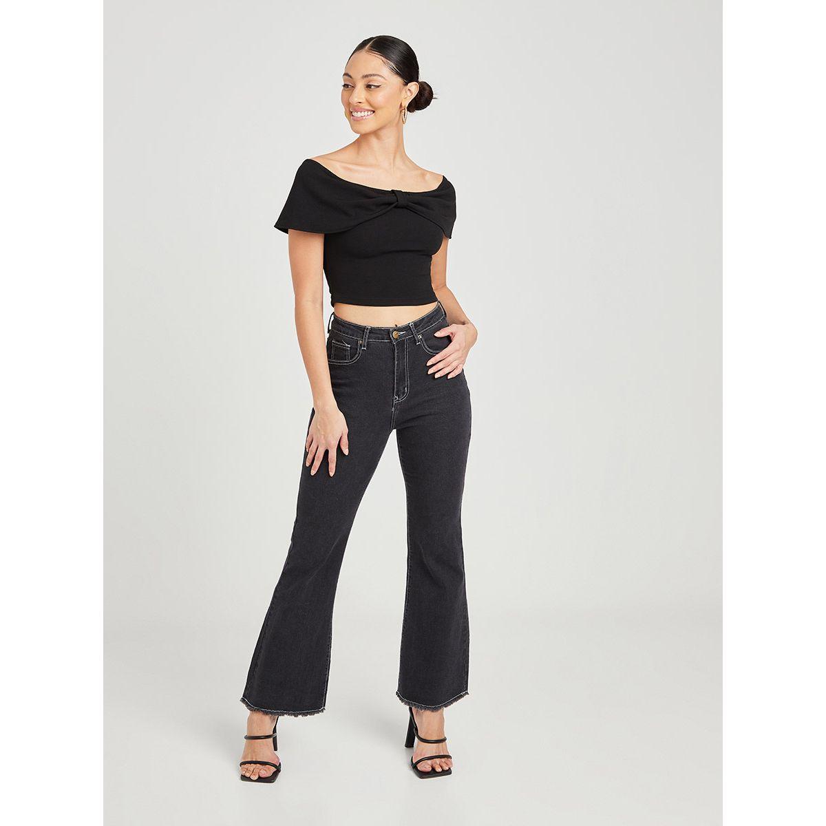 Styli Bardot Off Shoulder Crop Top-women-clothing-shirtsandblouses-blouses-image-2