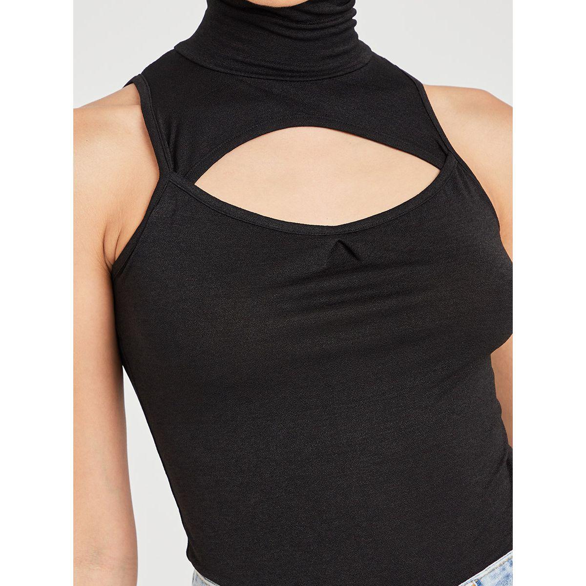 Styli Sleeveless High Neck Cut Out Detail Knit Top-women-clothing-shirtsandblouses-blouses-image-3