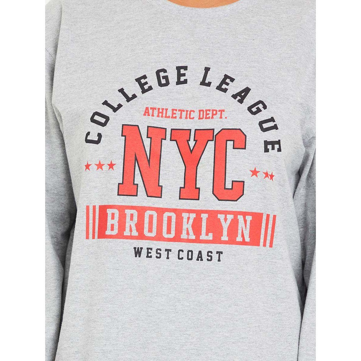 Styli Long Sleeves NYC Slogan Print Modest Longline T-shirt-women-clothing-tshirts-image-3