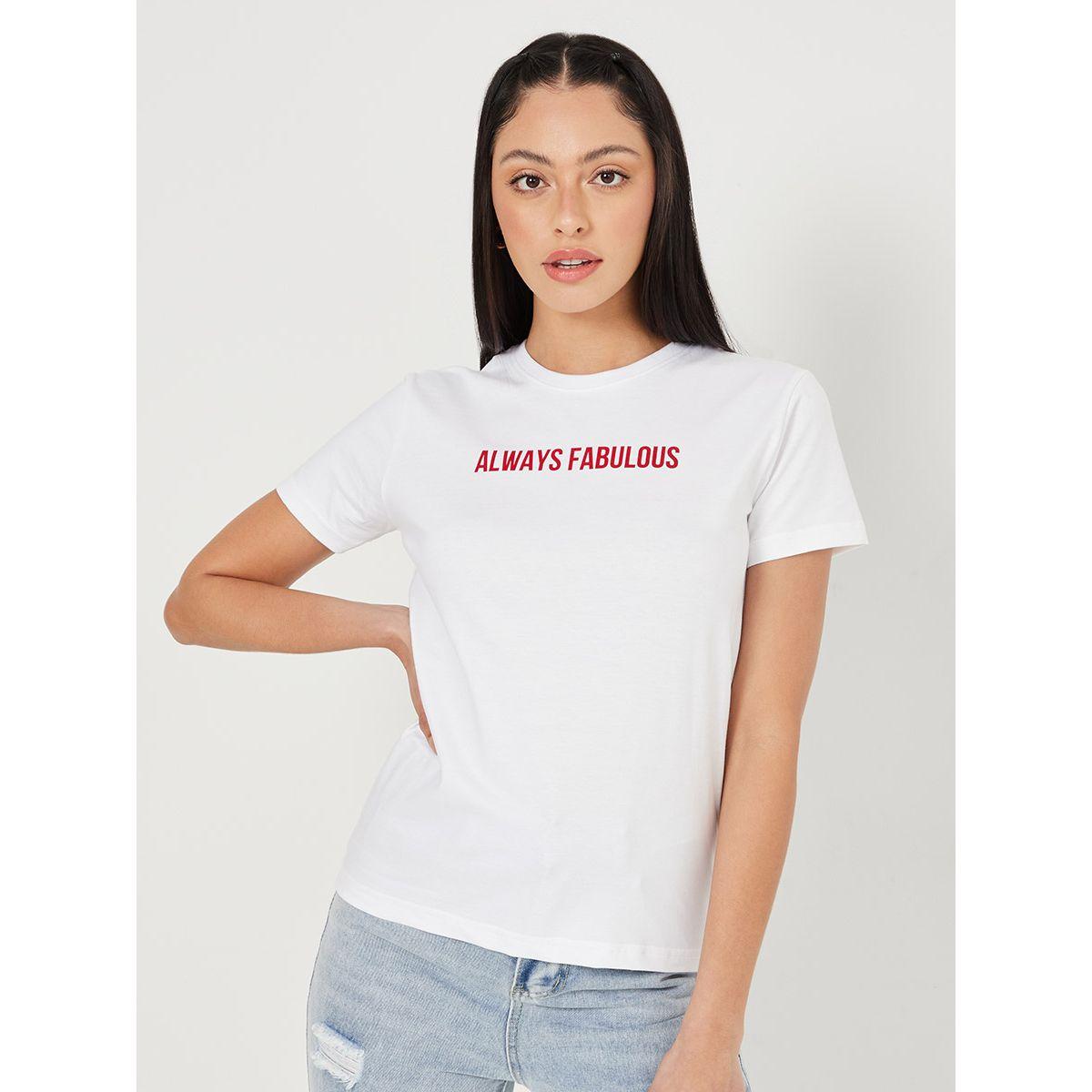 تيشيرت بقصة عادية واكمام قصيرة-women-clothing-tshirts-image-3