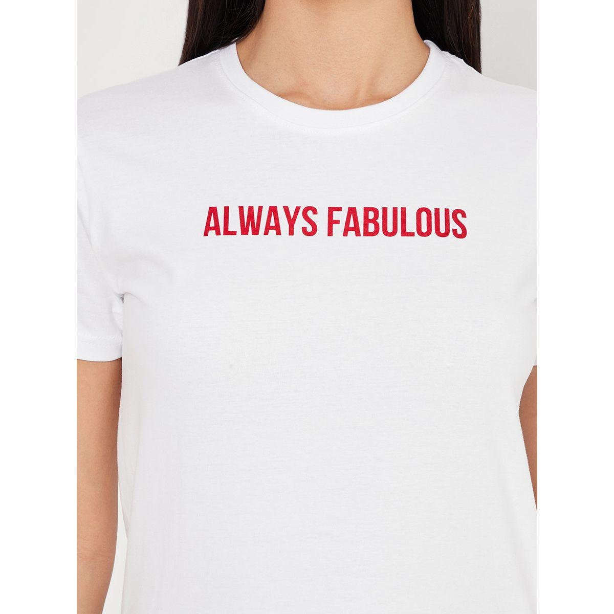 تيشيرت بقصة عادية واكمام قصيرة-women-clothing-tshirts-image-4