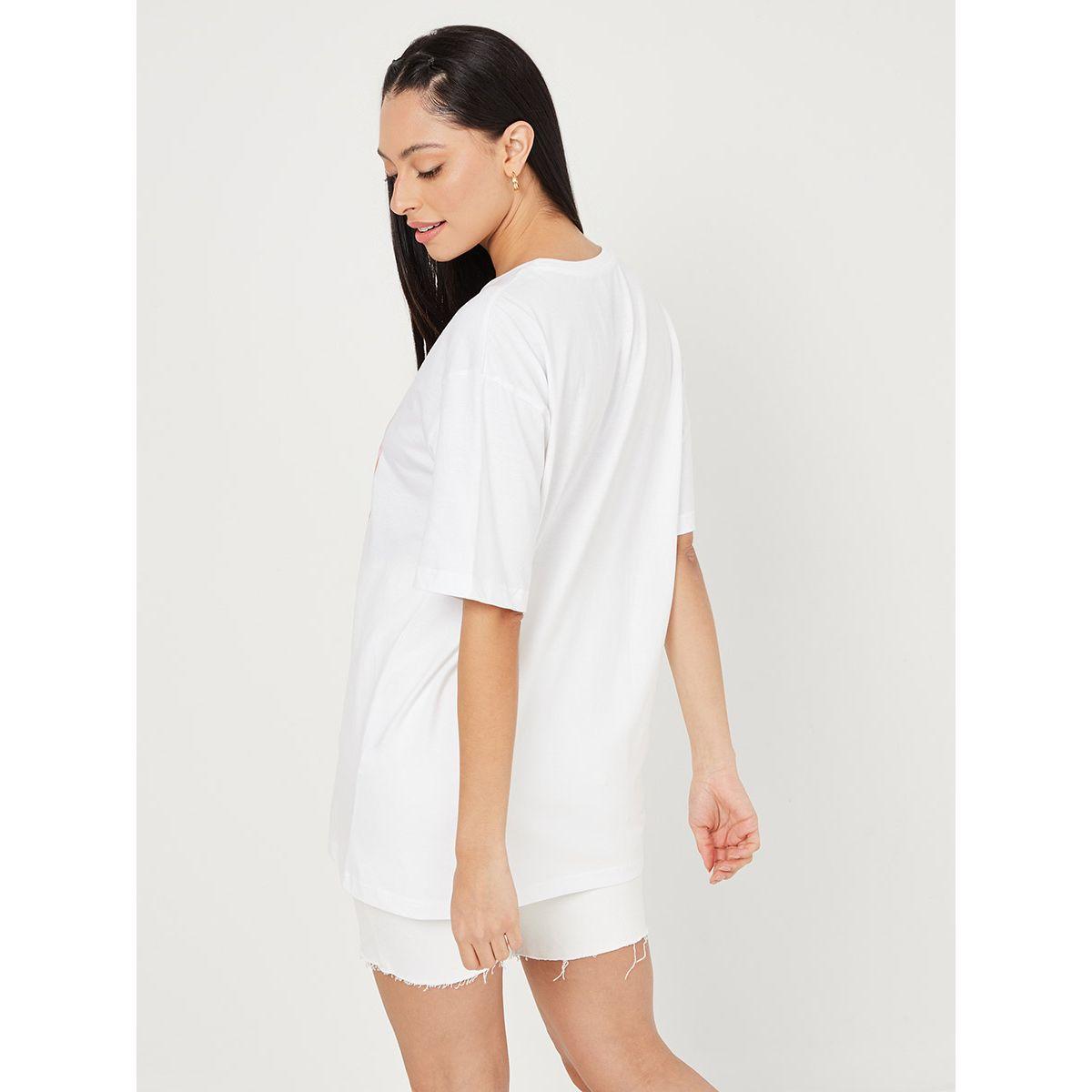 Styli Short Sleeves Landscape Graphic Print Oversized T-shirt-women-clothing-tshirts-image-5
