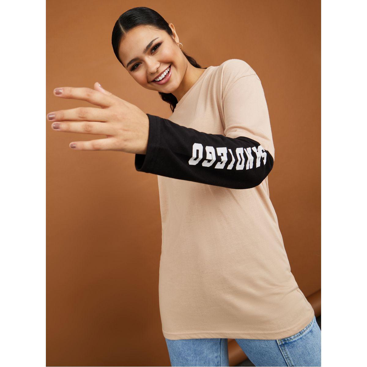 تيشيرت بنمط كتل الالوان-women-clothing-tshirts-image-1