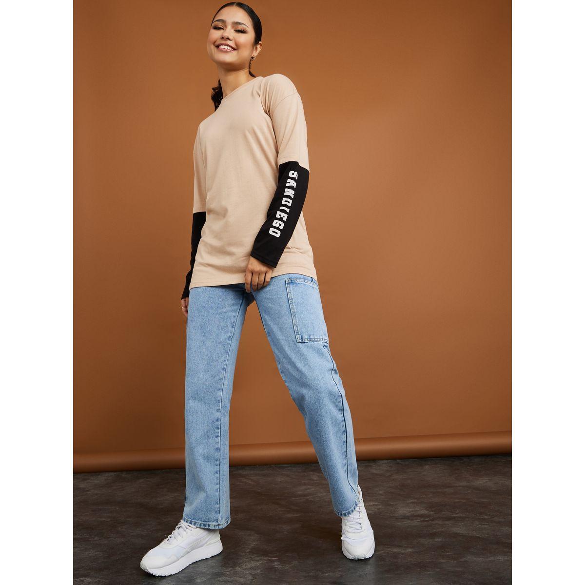 تيشيرت بنمط كتل الالوان-women-clothing-tshirts-image-2