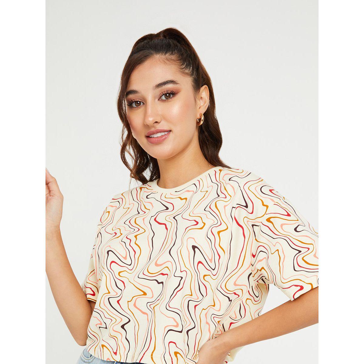تيشيرت قصير باكمام قصيرة-women-clothing-tshirts-image-3