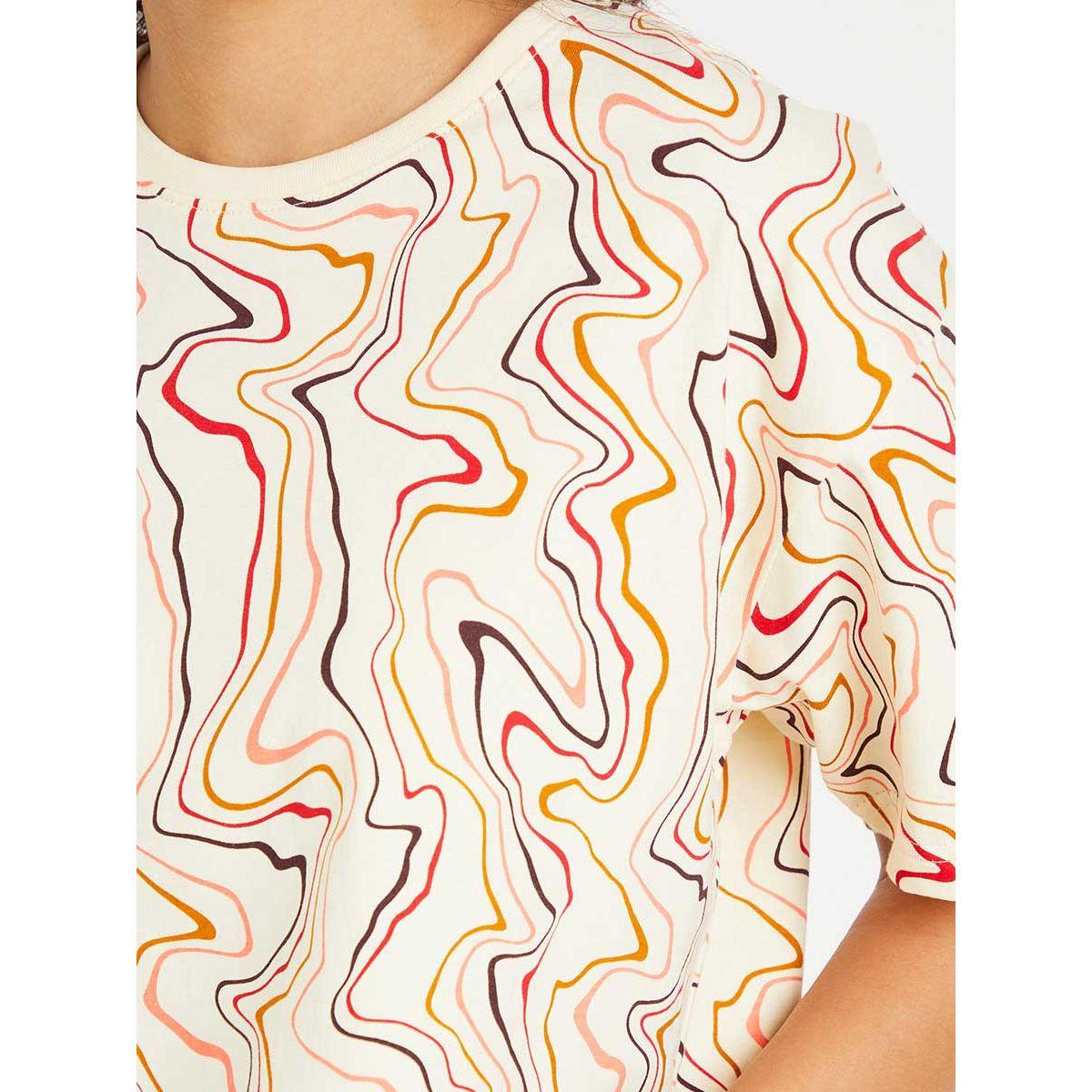 Styli Short Sleeves AOP Crop Boxy T-shirt-women-clothing-tshirts-image-4