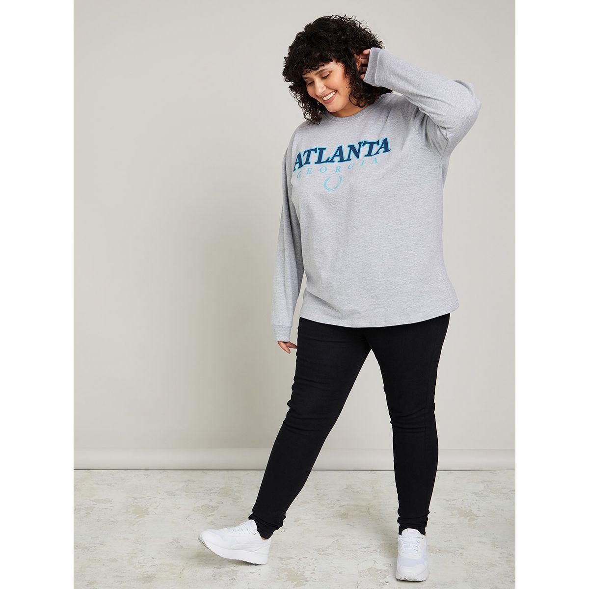 Styli Plus Atlanta Slogan Print Round Neck Knit Pullover Sweatshirt-women-winterwear-hoodiesandsweatshirts-hoodies-image-1