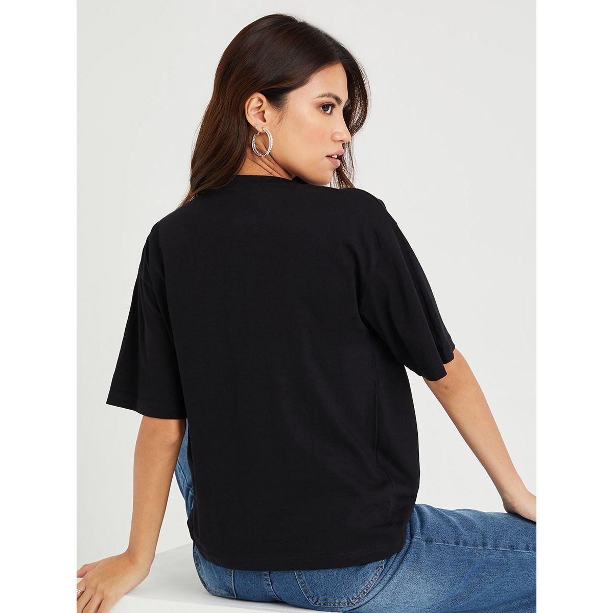 تيشيرت بقصة عادية واكمام قصيرة من ريد تايب-women-clothing-tshirts-image-4