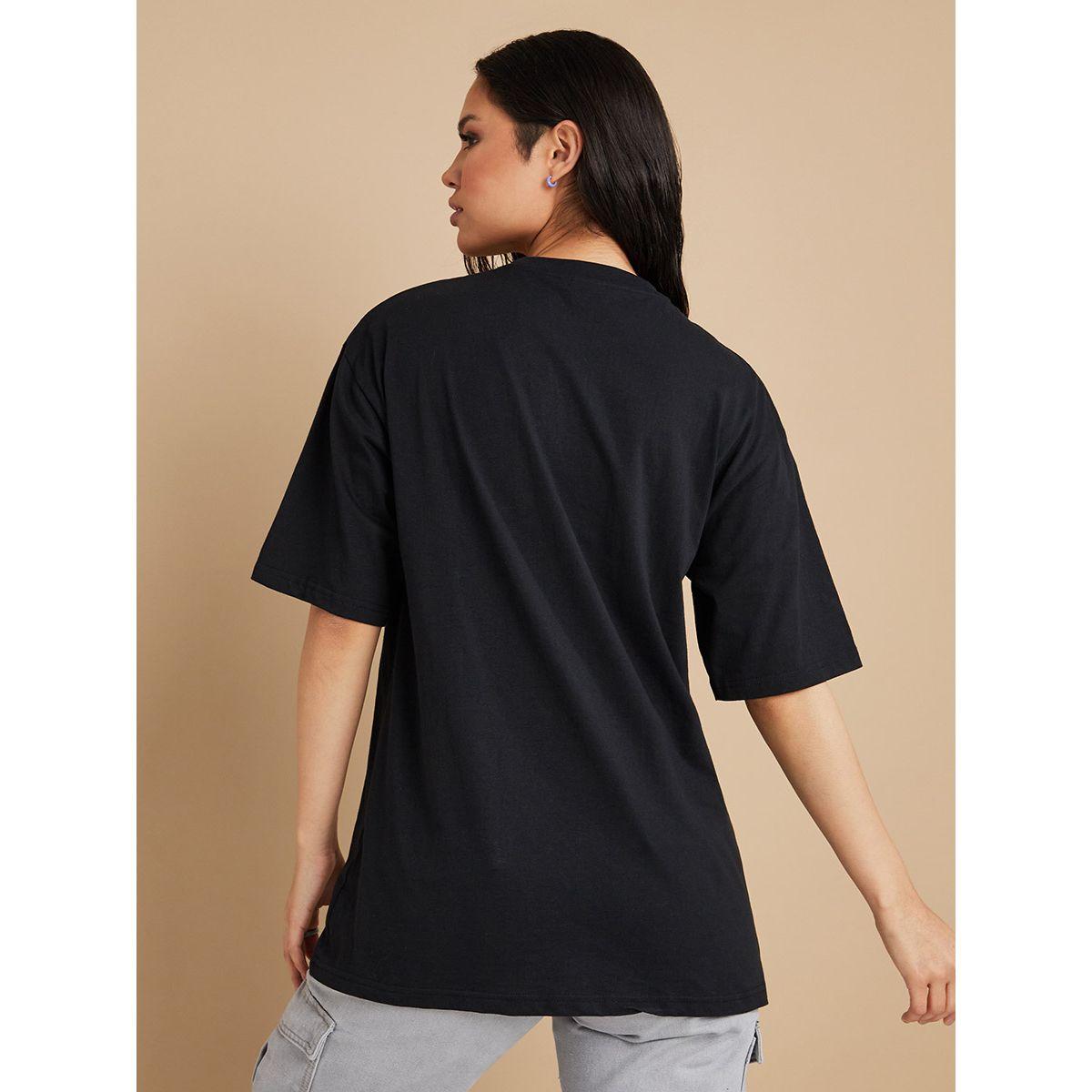 Styli Mickey & Minnie Print Oversized Longline T-shirt-women-clothing-tshirts-image-4