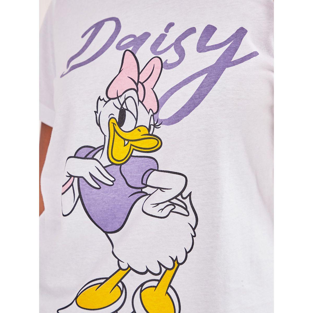 Styli Disney Daisy Print Regular Fit T-shirt-women-clothing-tshirts-image-4
