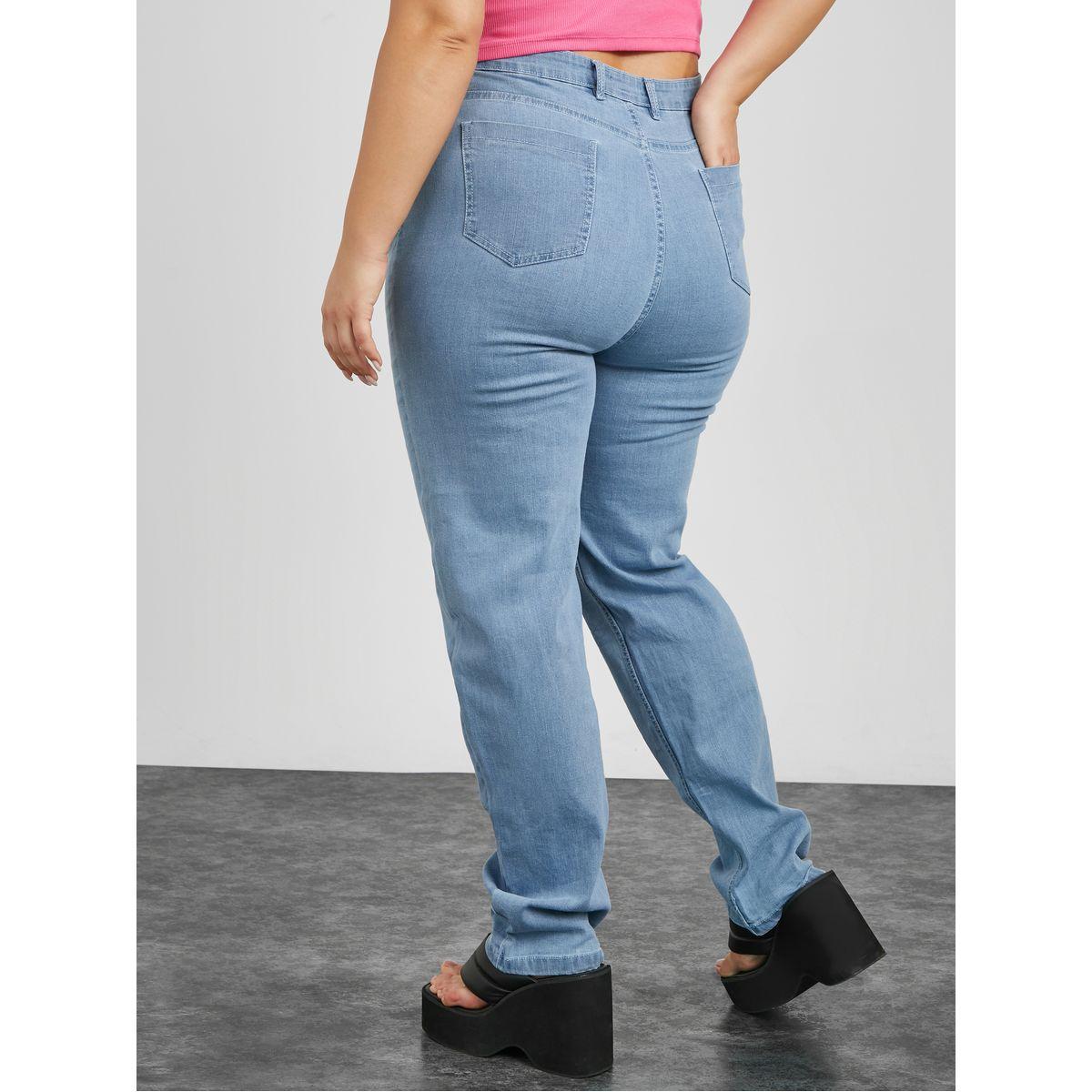 Styli Plus High Waist Straight Leg Jeans-women-clothing-bottoms-jeans-image-4