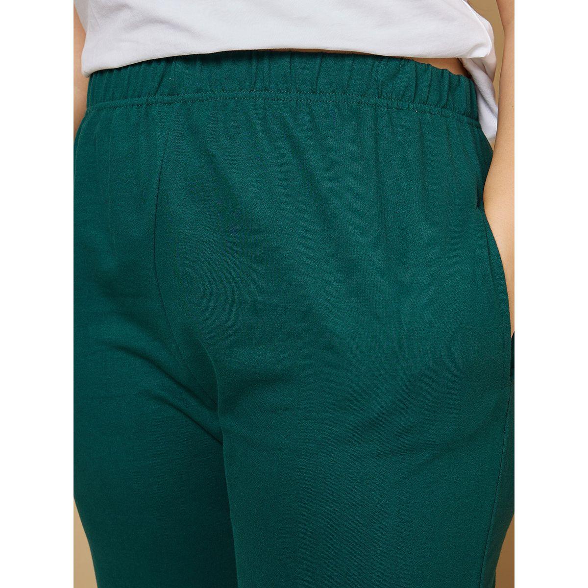 Styli Plus Elastic Waistband Cotton Jogger with Side Pocket-women-clothing-bottoms-joggers-image-4