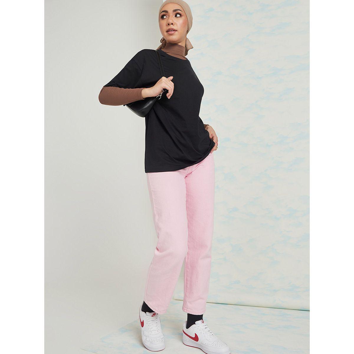 تيشيرت بقصة واسعة واكمام قصيرة من ريد تايب-women-clothing-tshirts-image-2