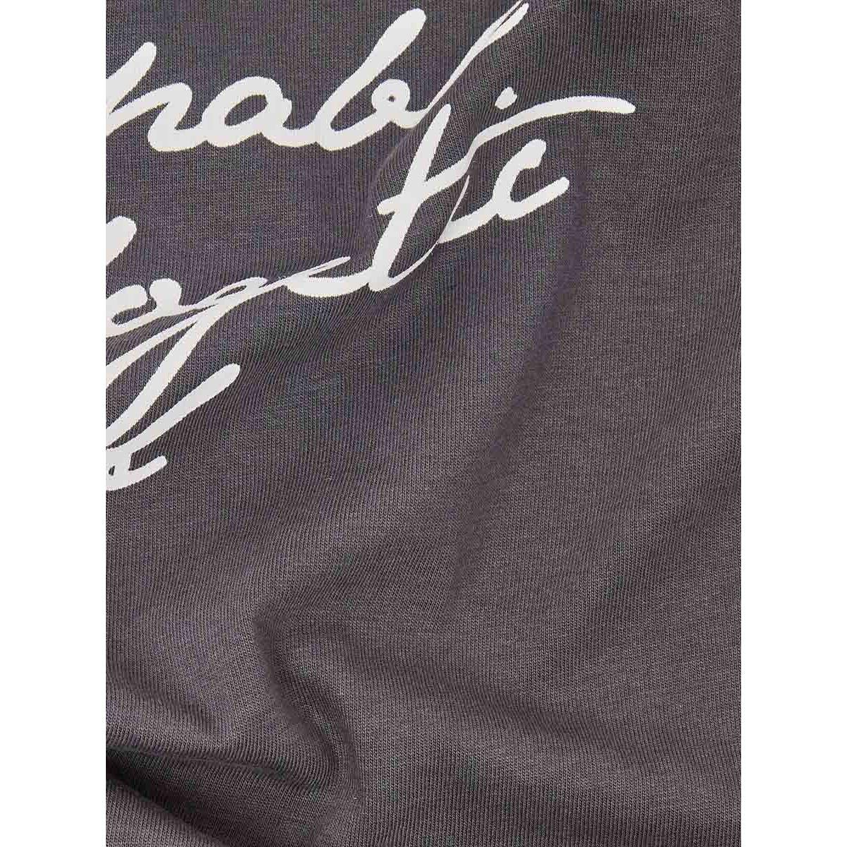 Styli Short Sleeves Be Kind Back Slogan Print Oversized Longline T-shirt-women-clothing-tshirts-image-6