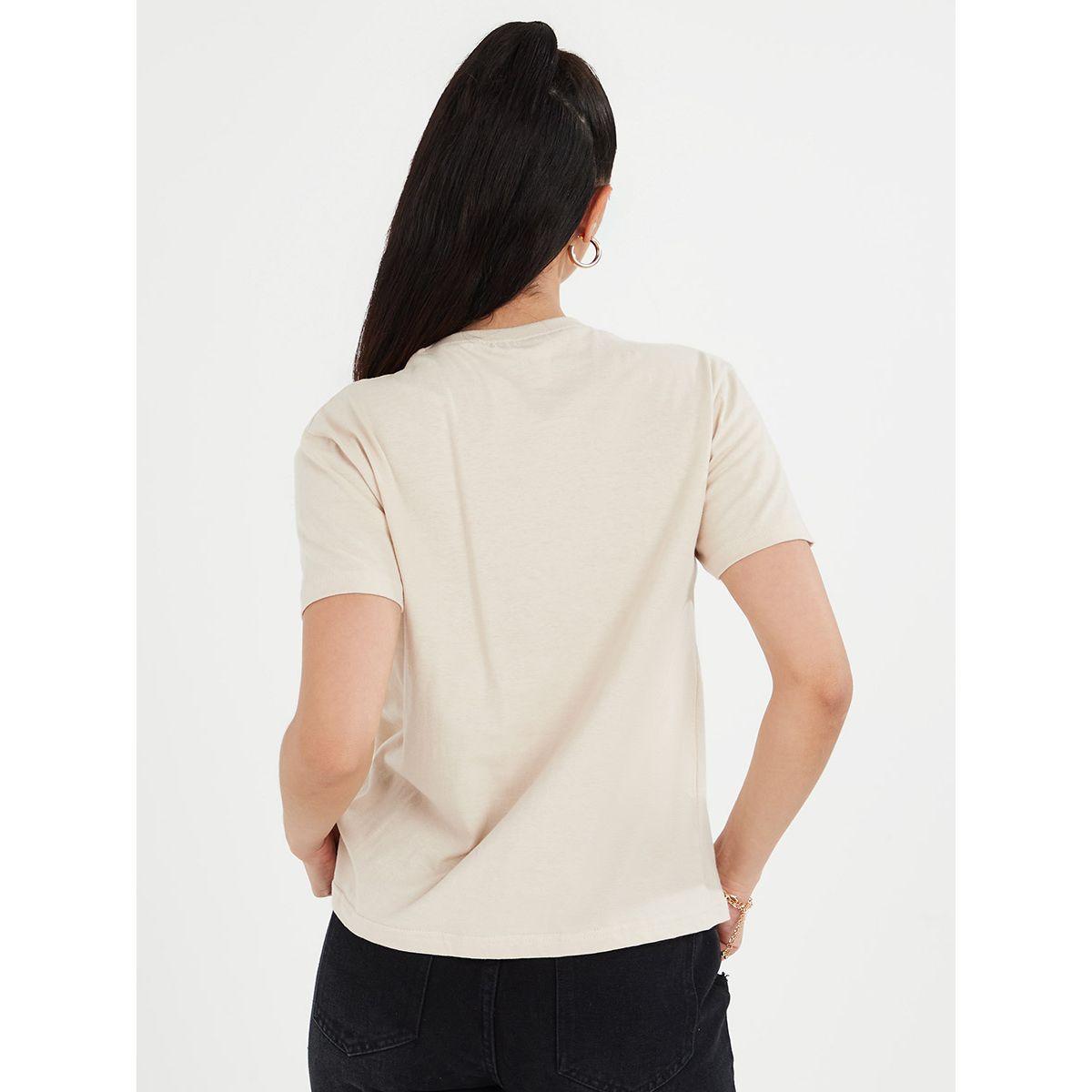 Styli Short Sleeves Beverly Hills Slogan Print Regular Fit T-shirt-women-clothing-tshirts-image-5