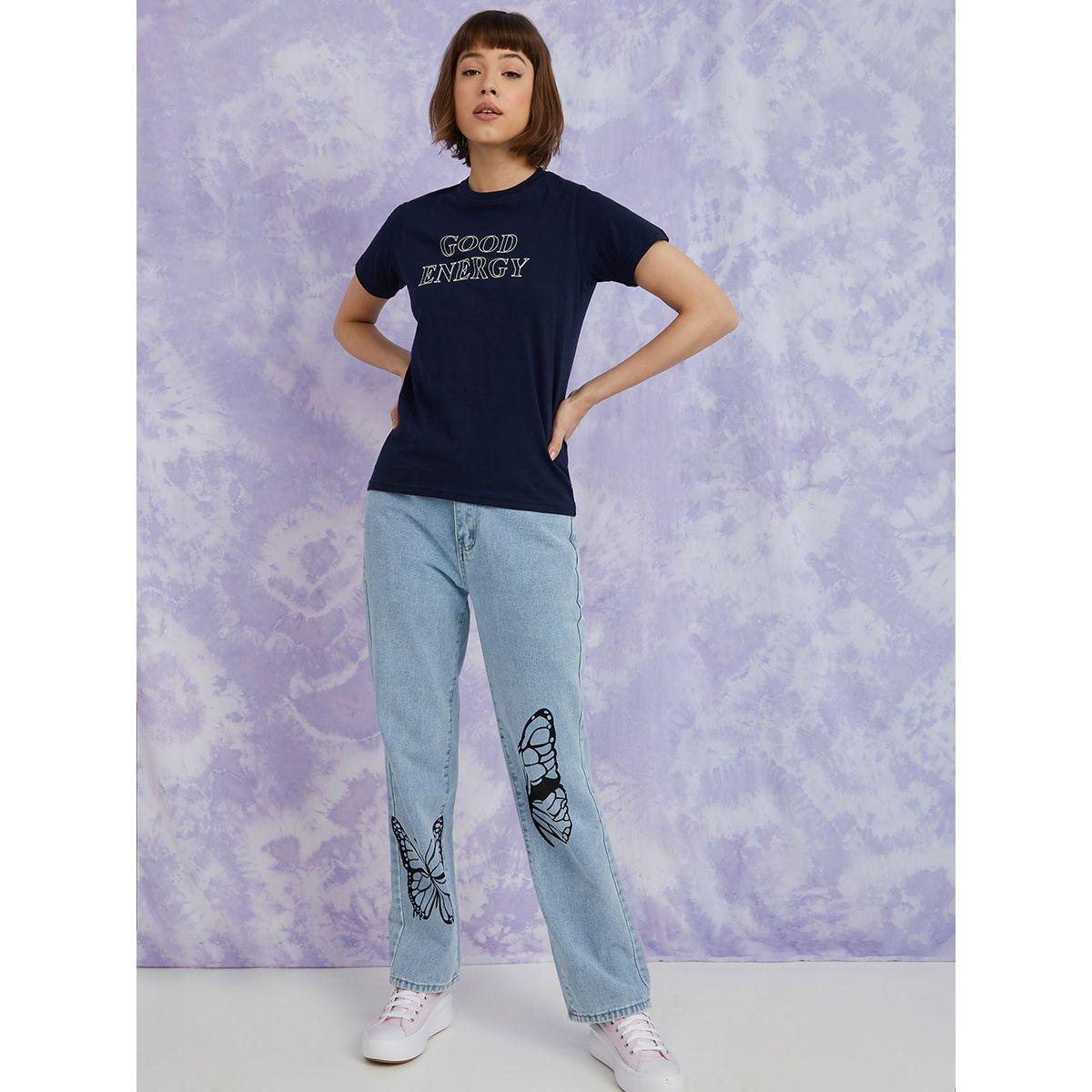 تيشيرت مطبع بكتابة-women-clothing-tshirts-image-2