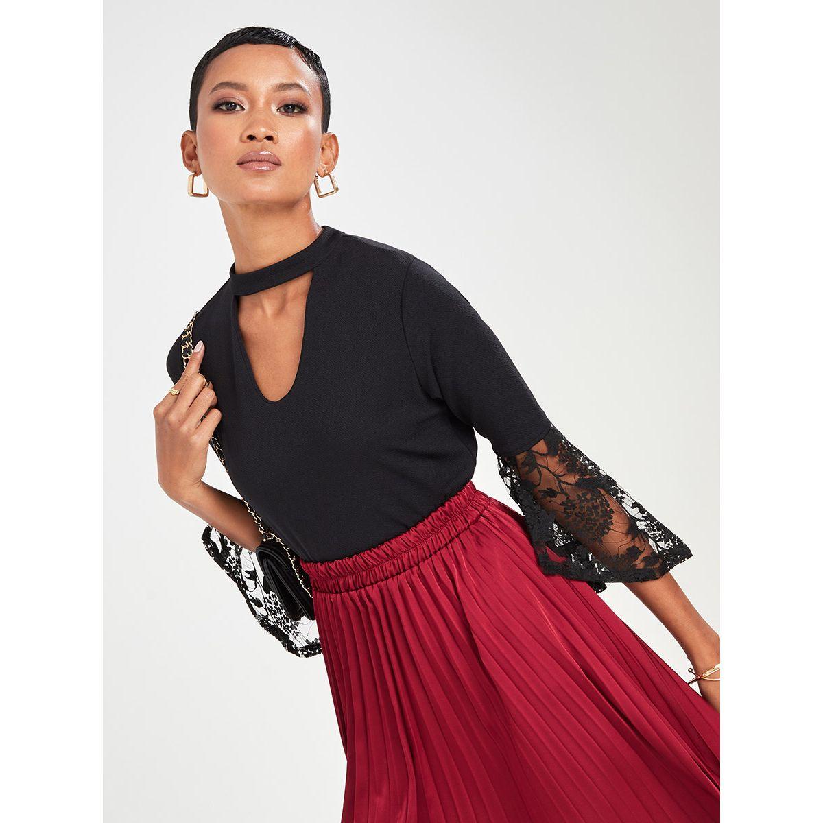 بلوزة بتداخلات دانتيل من ستايلي-women-clothing-shirtsandblouses-blouses-image-1