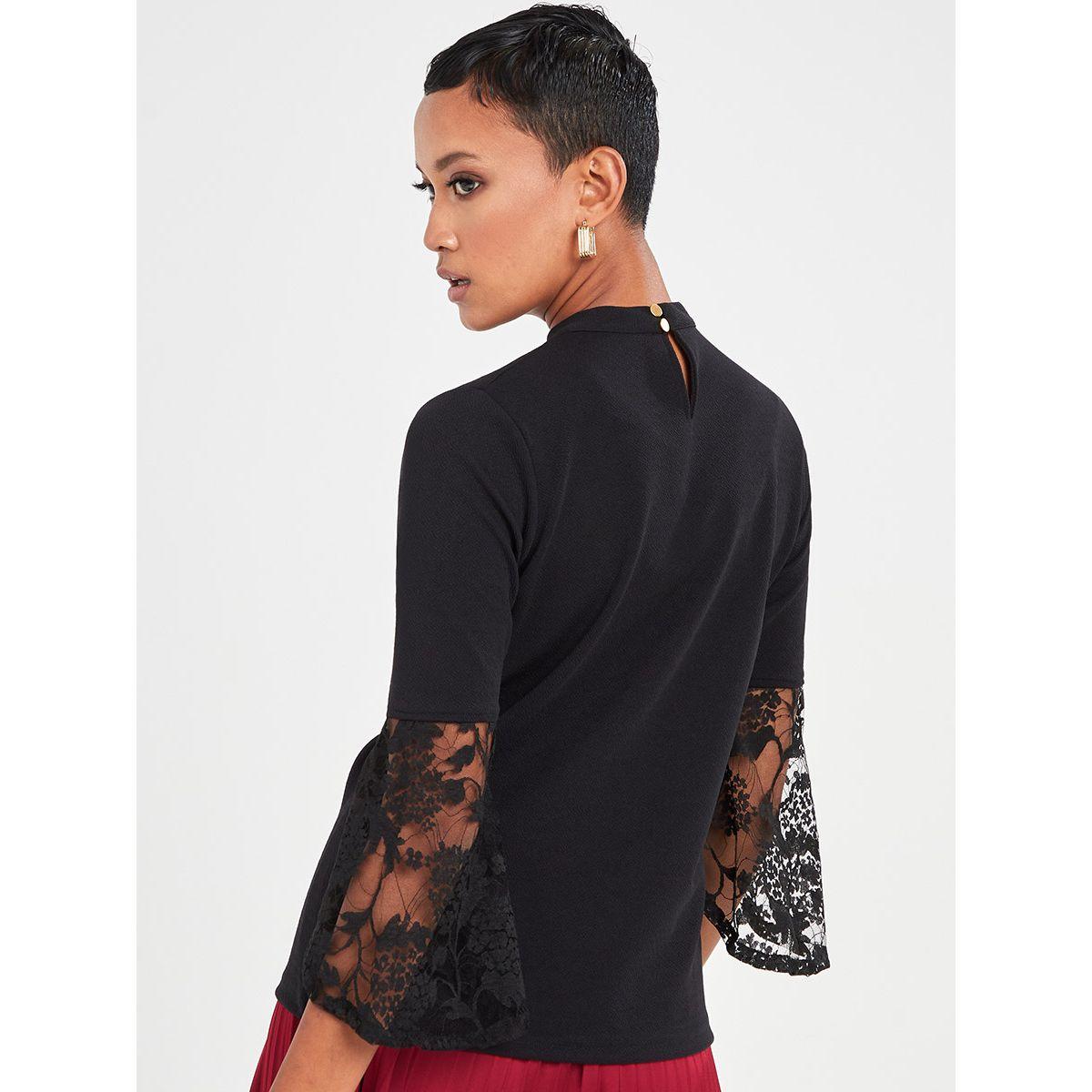 بلوزة بتداخلات دانتيل من ستايلي-women-clothing-shirtsandblouses-blouses-image-4