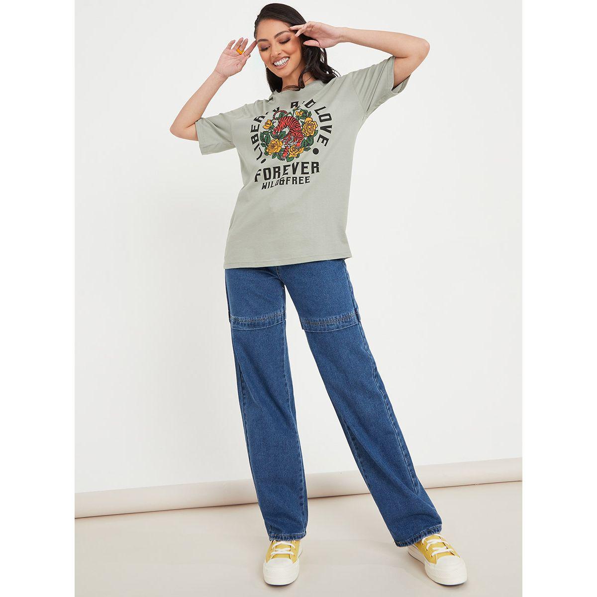 تيشيرت بقصة واسعة واكمام قصيرة-women-clothing-tshirts-image-2