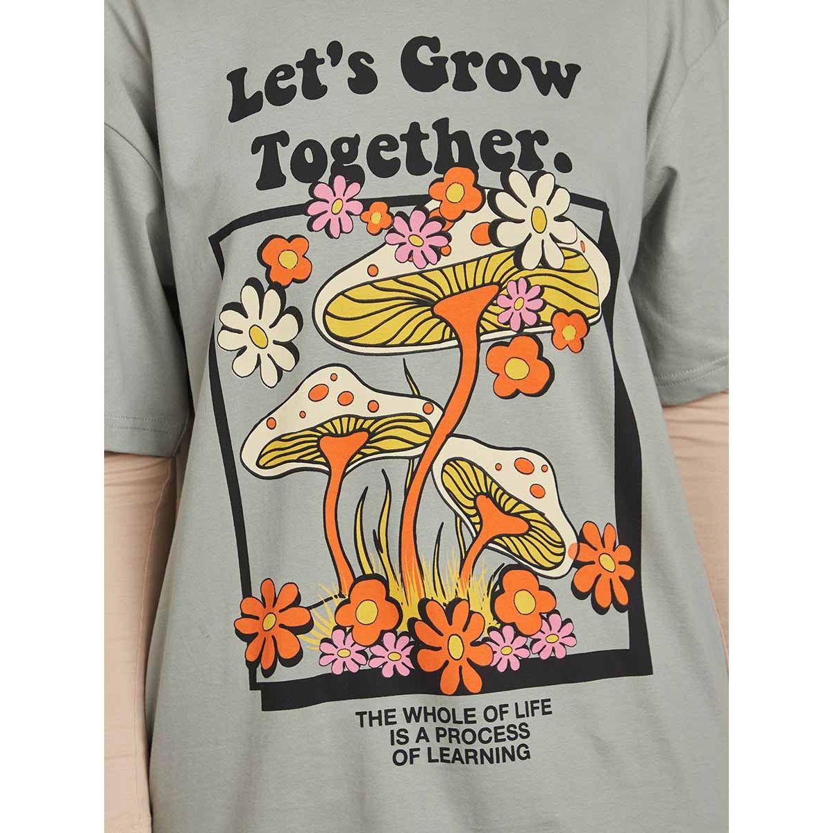 تيشيرت بقصة واسعة واكمام قصيرة من ريد تايب-women-clothing-tshirts-image-3