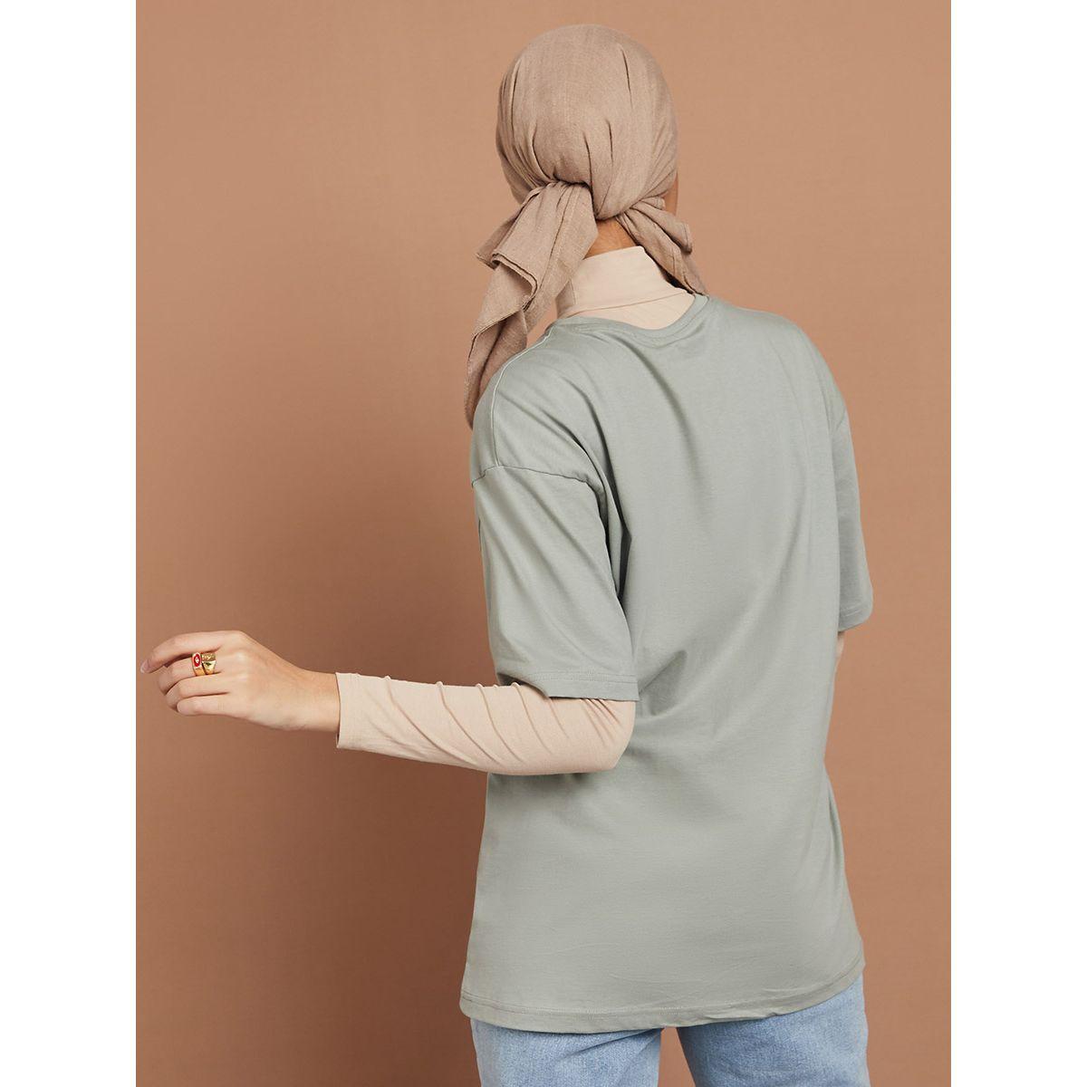 تيشيرت بقصة واسعة واكمام قصيرة من ريد تايب-women-clothing-tshirts-image-4