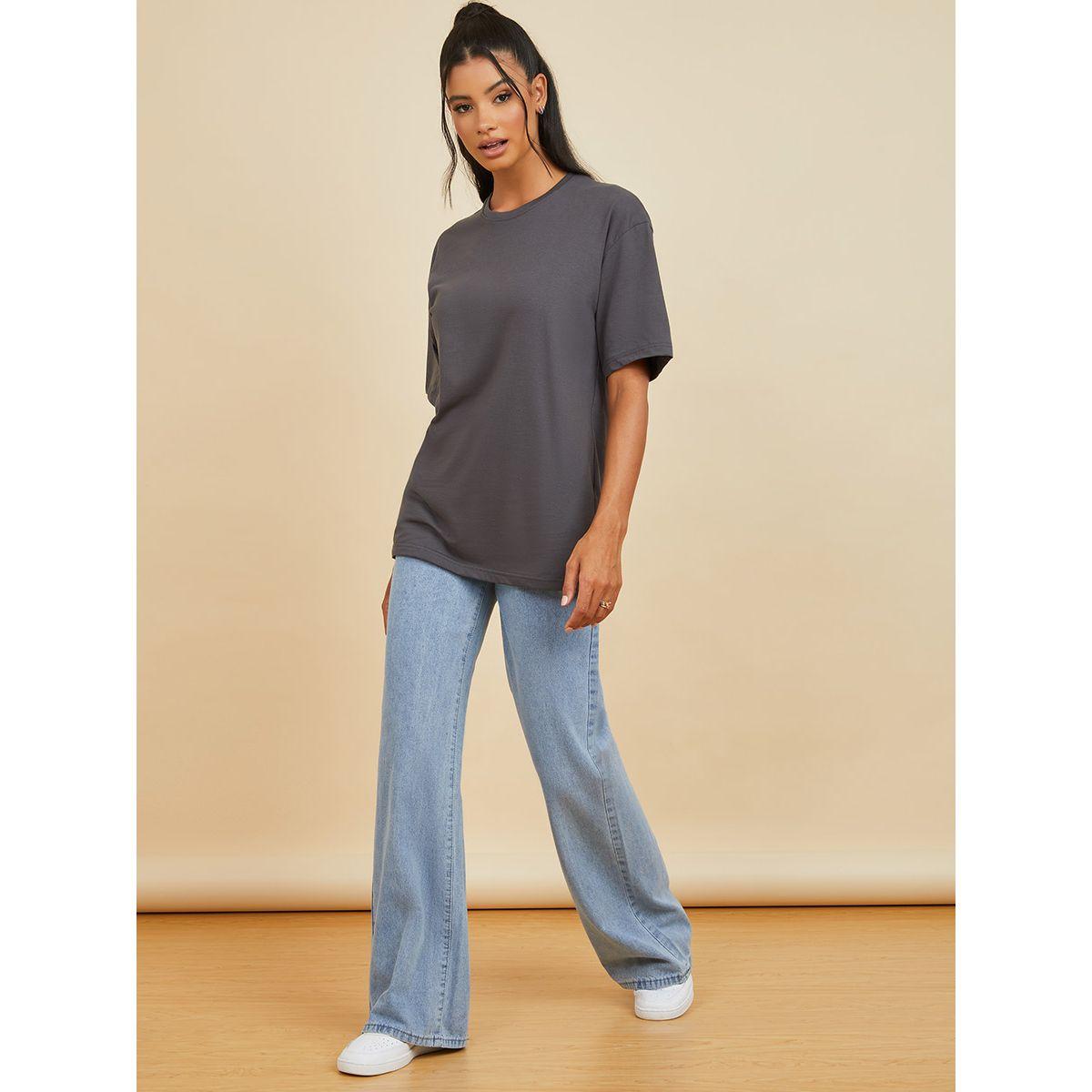 تيشيرت بقصة واسعة واكمام قصيرة من ريد تايب-women-clothing-tshirts-image-2