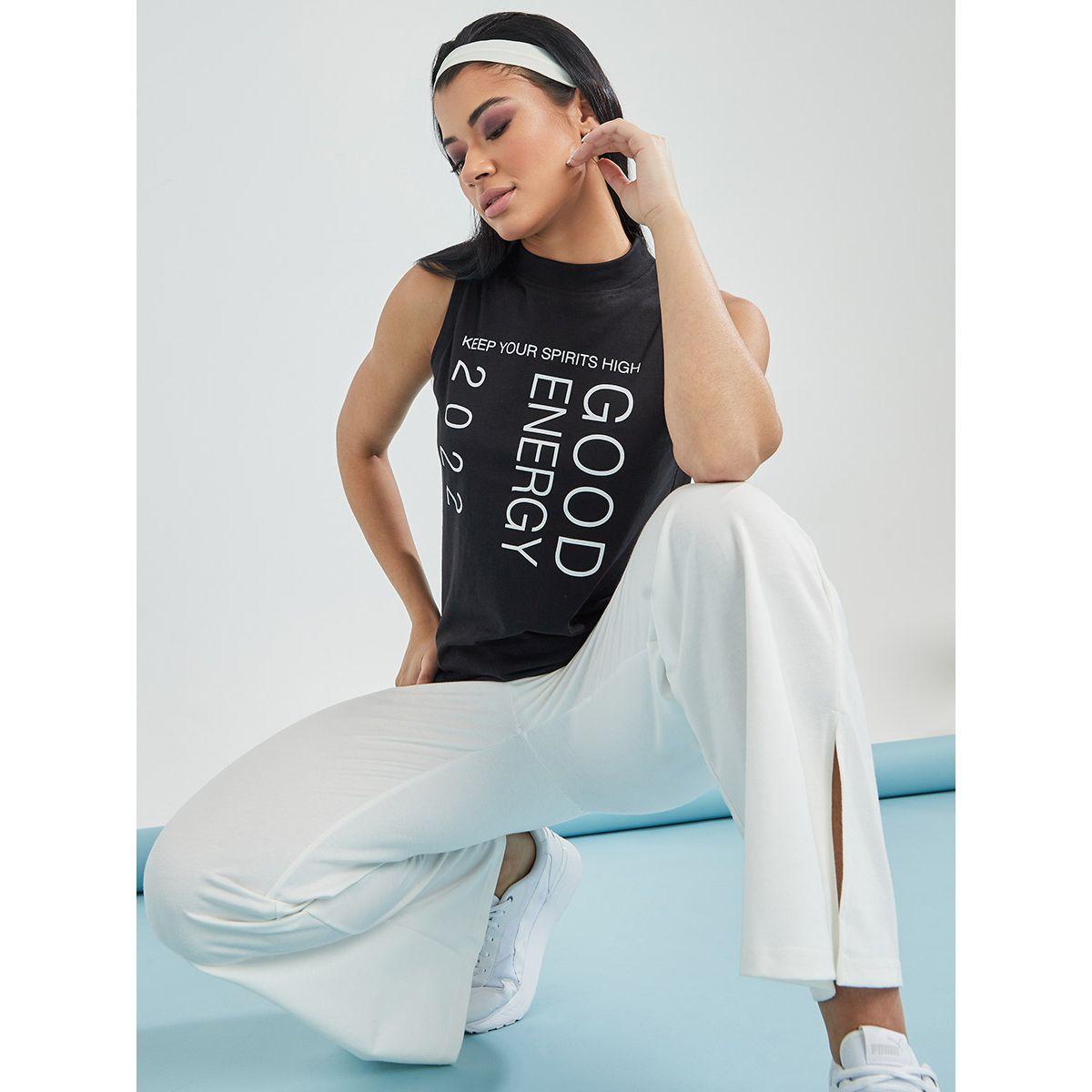 تيشيرت بلا اكمام مطبع بكتابة-women-clothing-tshirts-image-1