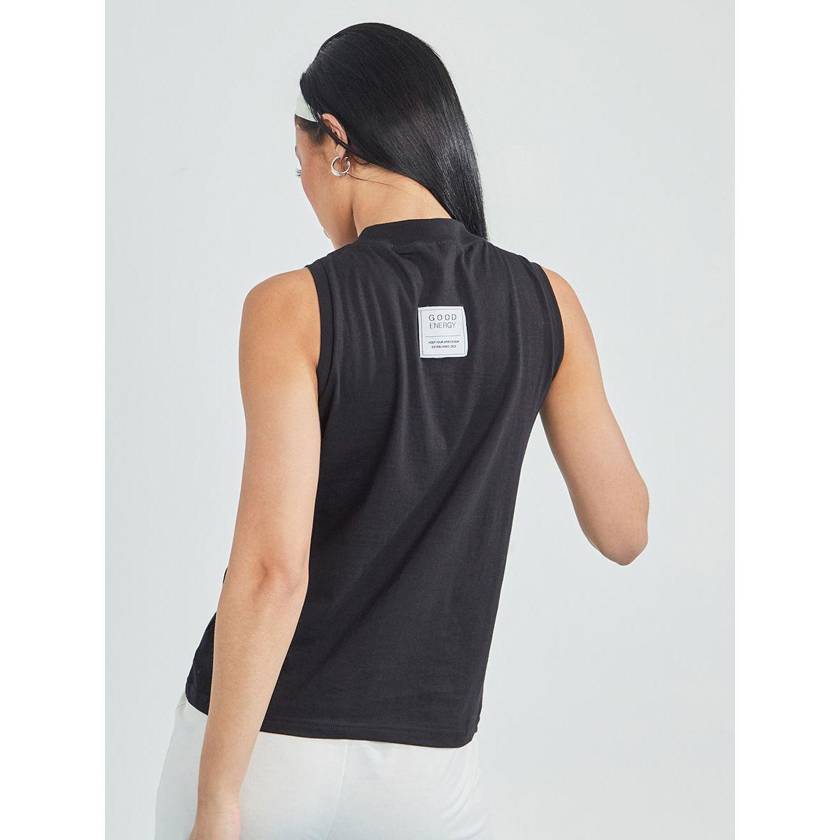 تيشيرت بلا اكمام مطبع بكتابة-women-clothing-tshirts-image-4