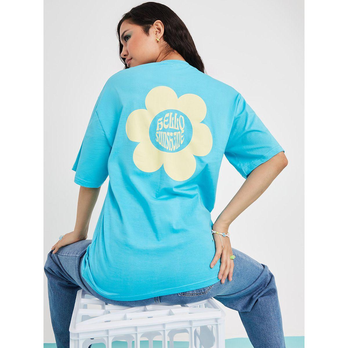 تيشيرت بقصة واسعة واكمام قصيرة من ريد تايب-women-clothing-tshirts-image-1
