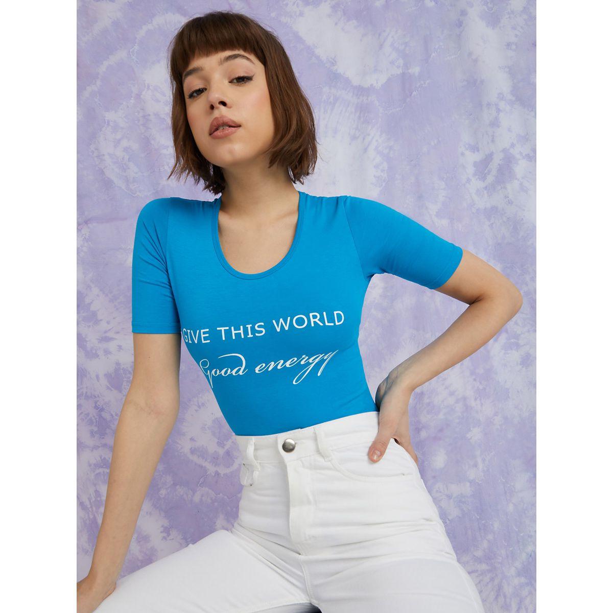 بودي سوت محبوك باكمام قصيرة-women-clothing-tshirts-image-1