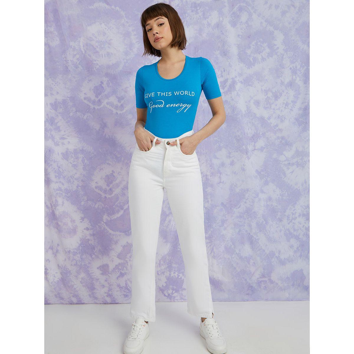 بودي سوت محبوك باكمام قصيرة-women-clothing-tshirts-image-2