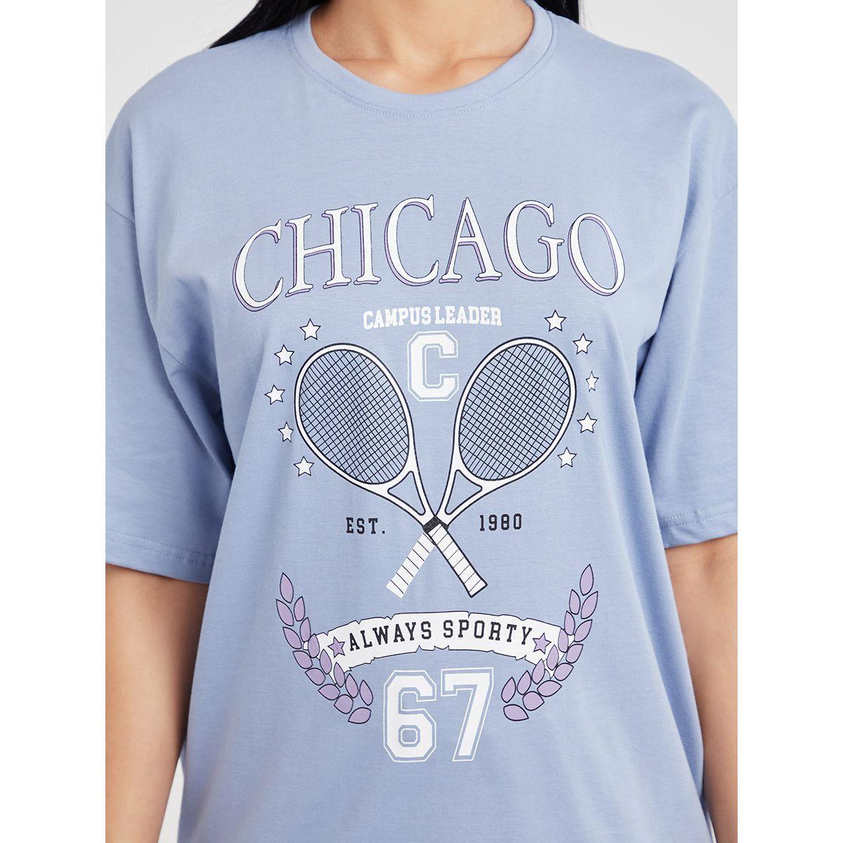 تيشيرت بقصة واسعة واكمام قصيرة-women-clothing-tshirts-image-3