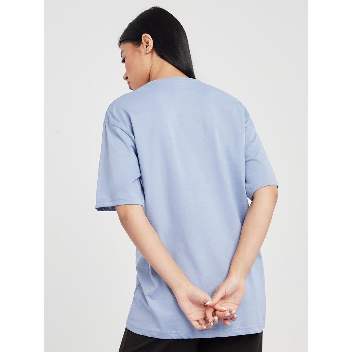 تيشيرت بقصة واسعة واكمام قصيرة-women-clothing-tshirts-image-4