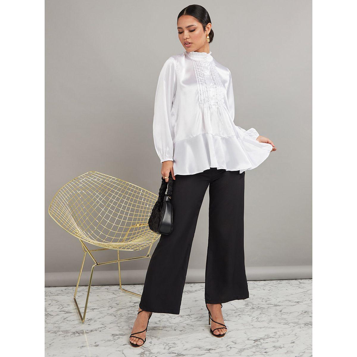 بلوزة بياقة عالية باكمام طويلة من ريد تايب-women-clothing-shirtsandblouses-blouses-image-2