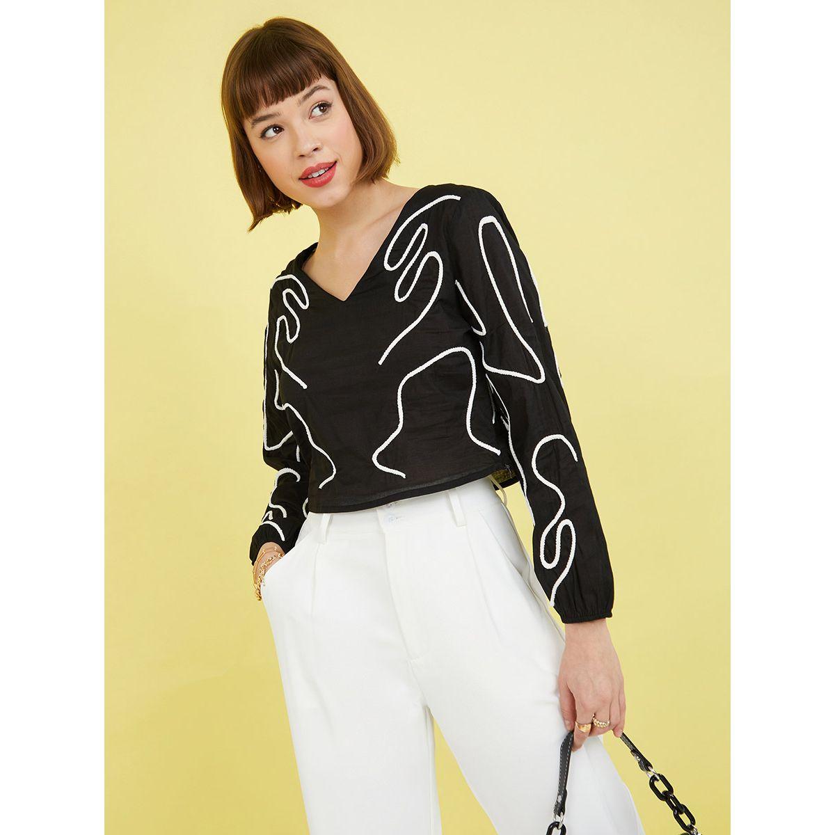 بلوزة باكمام طويلة من ريد تايب-women-clothing-shirtsandblouses-blouses-image-1